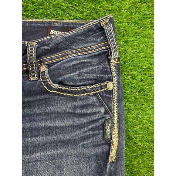 Silver Jeans Suki Mid Bootcut Denim Jeans Women’s W31 L33 Medium Wash - Picture 4 of 7